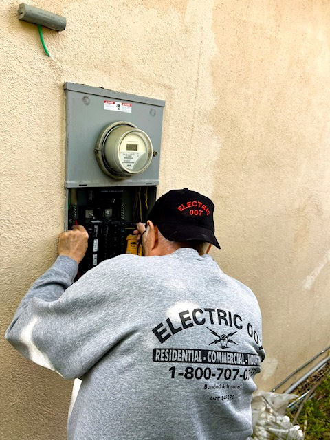 <img src="Electrician installing EV charger in Panorama City home.jpg" alt="Electrician installing EV charger in Panorama City homel" />